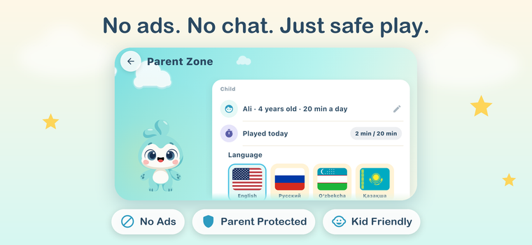 The Parent Zone with progress, sound and Premium status